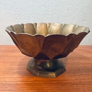 Vintage Brass Decorative Bowl